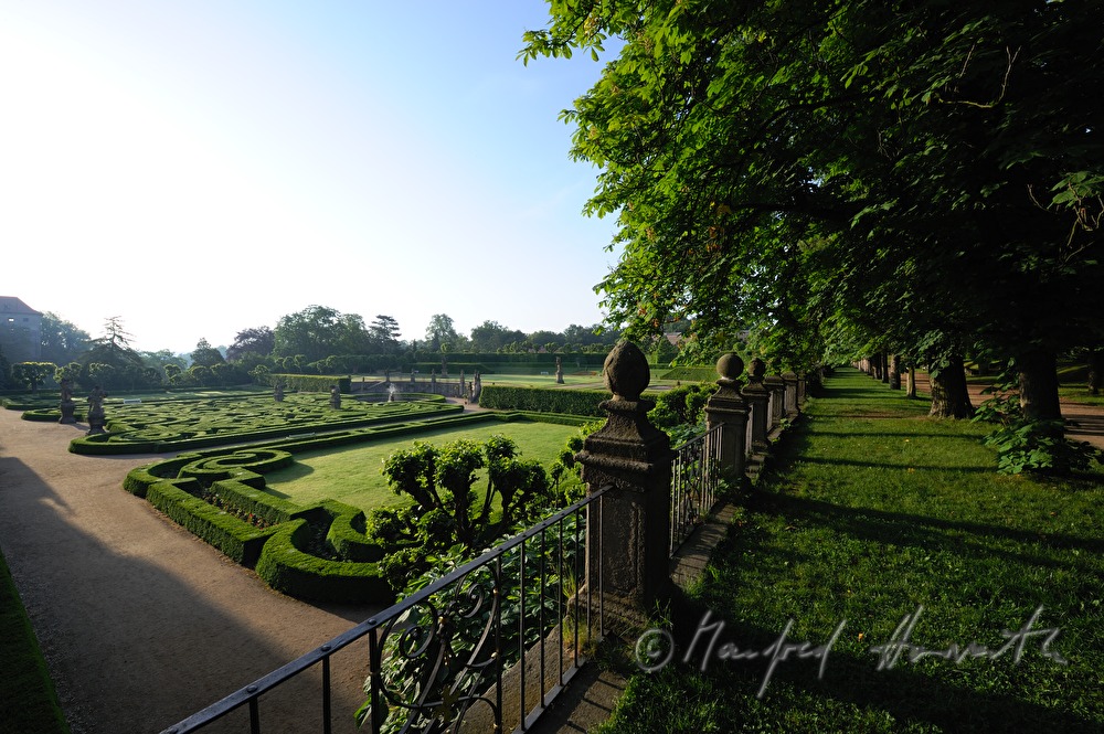 Schloss Dobris, chateau park, bosquet