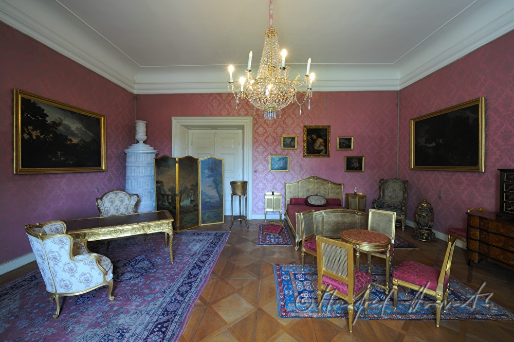 Schloss Dobris, pageant men's bedroom