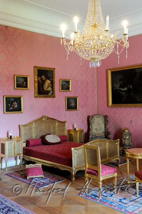 Schloss Dobris, pageant men's bedroom