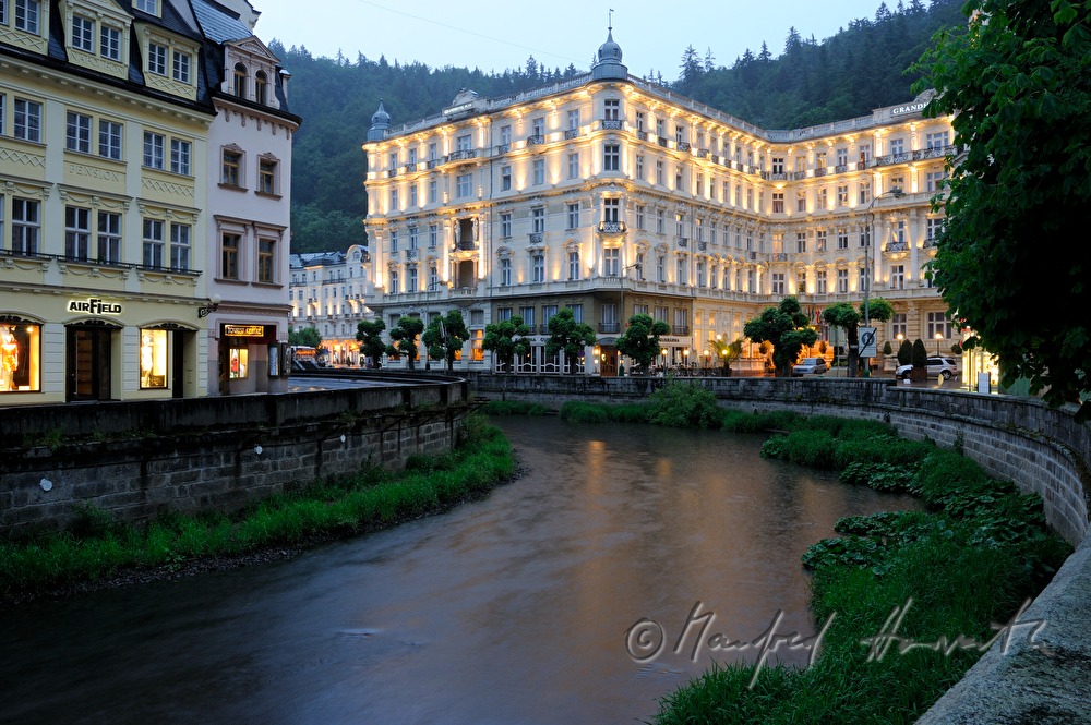Grandhotel Pupp on the River Tepla