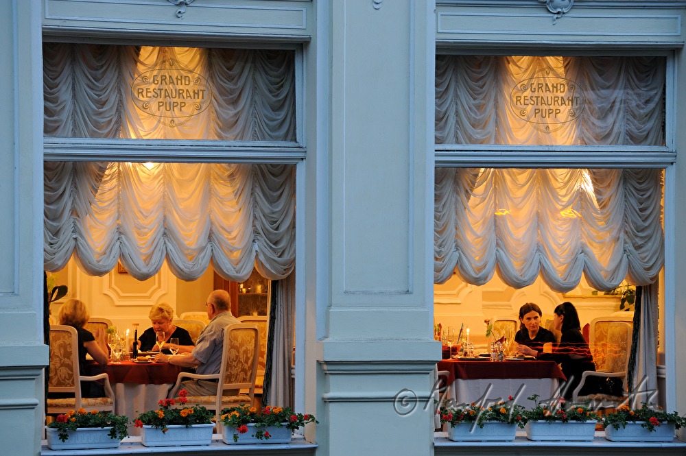 Grandhotel Pupp, view into the restaurant