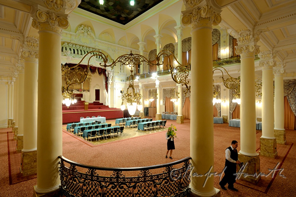 Grandhotel Pupp, party hall in neo-baroque style