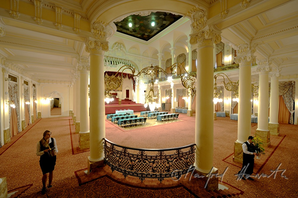 Grandhotel Pupp, party hall in neo-baroque style