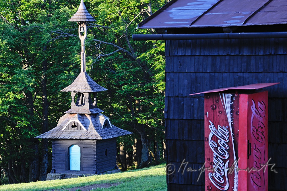 Hotel Mamenka, bell tower in walachian style