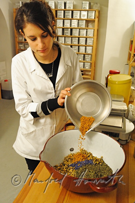 preparation of a special tea mixture