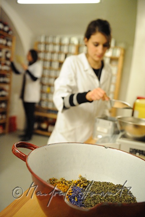 preparation of a special tea mixture