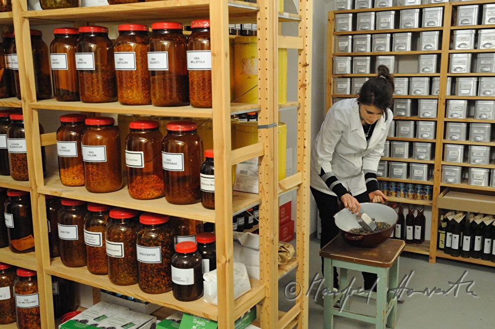 preparation of a special tea mixture