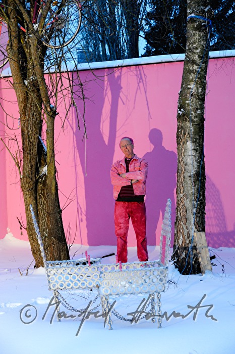 gallery owner Nick Treadwell in his museum