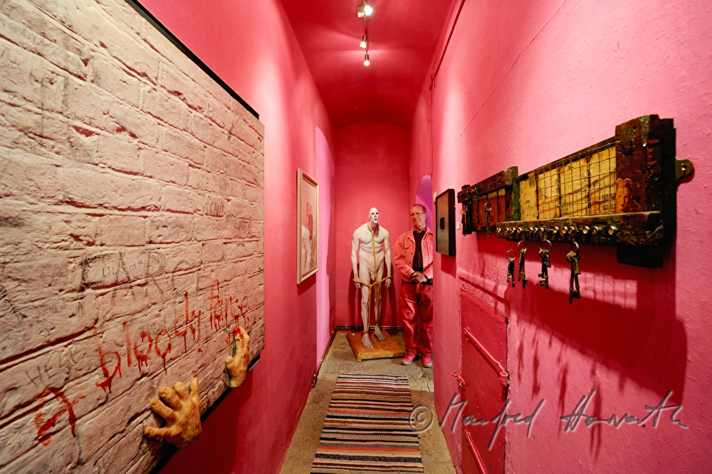 gallery owner Nick Treadwell in his museum