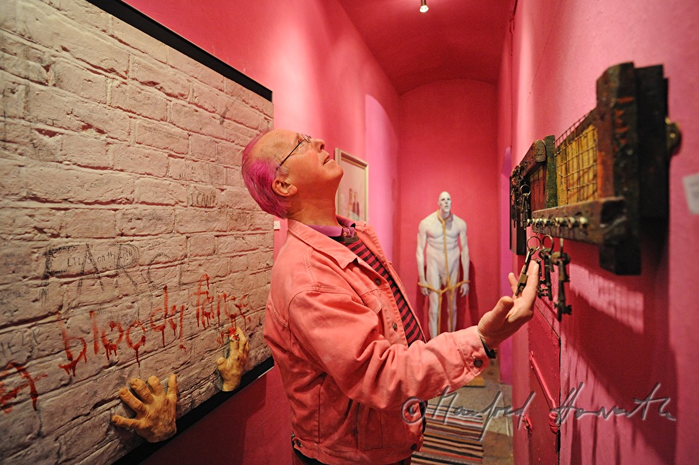 gallery owner Nick Treadwell in his museum
