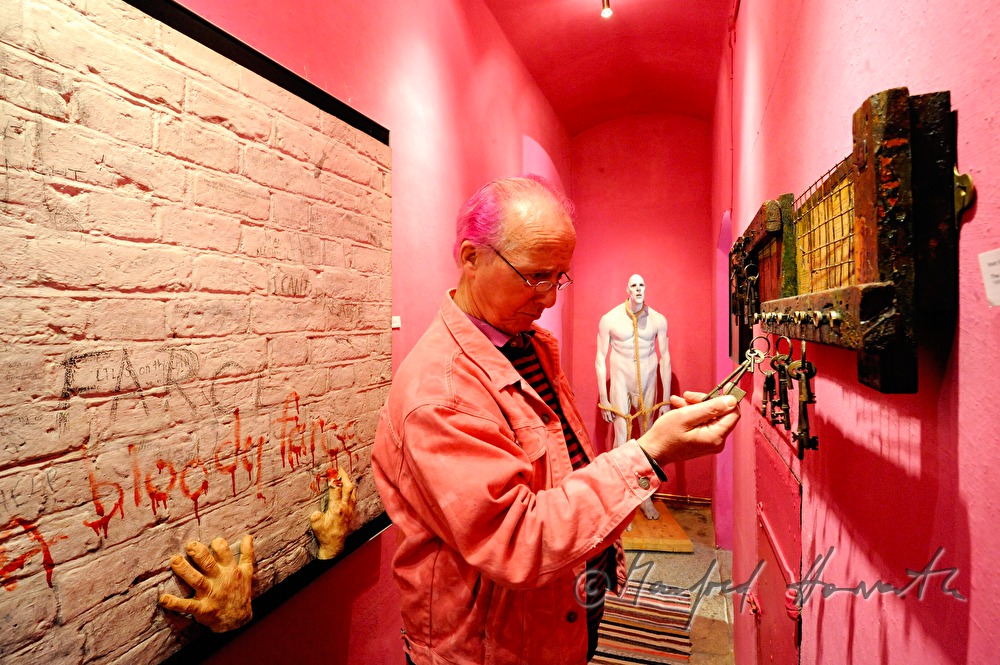 gallery owner Nick Treadwell in his museum