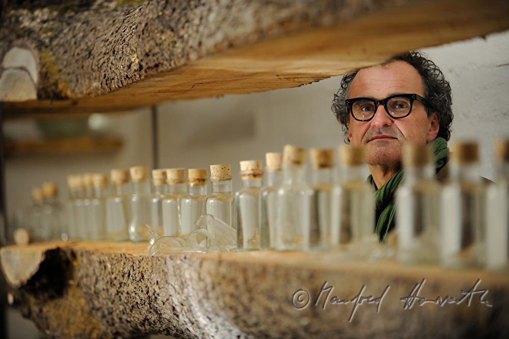 Joachim Eckl in his studio