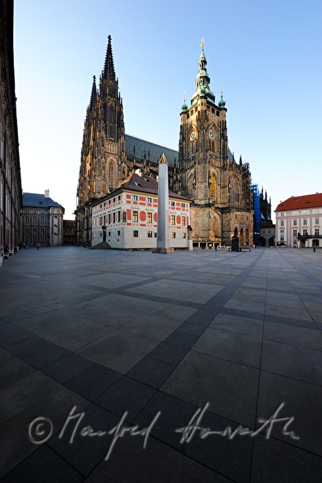 Saint Vitus' Cathedral and Obelisk