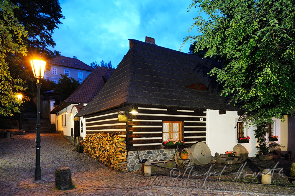 Hotel U Raka, view from the Černínská street