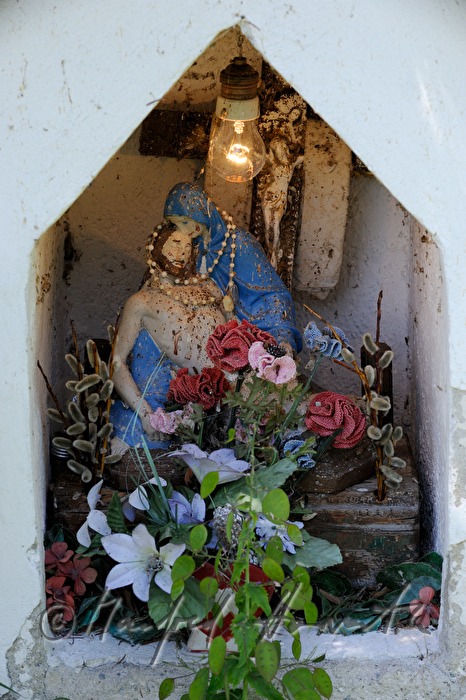 wayside shrine of a farmhouse
