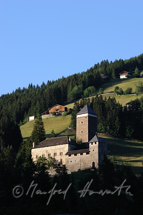 Castle Reineck and farmhouses
