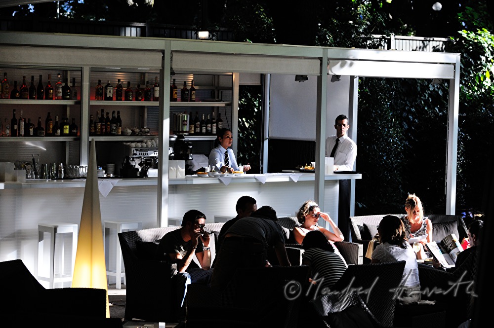garden bar of the Laurin Bar
