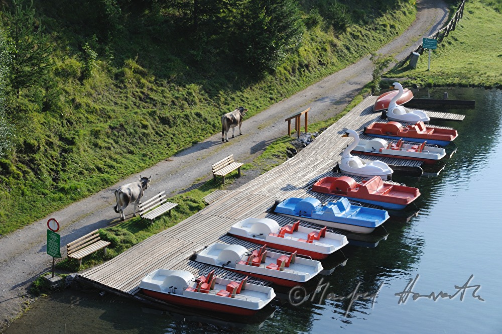 Fersteinsee on the foot of the pass