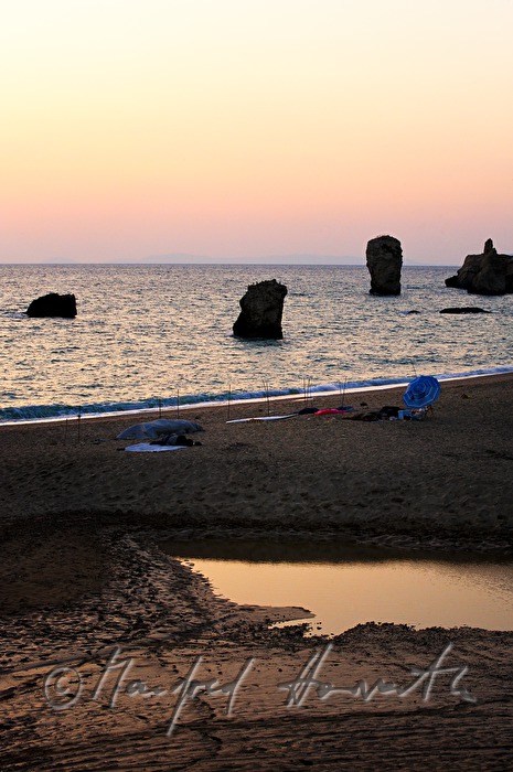 tents near the beach