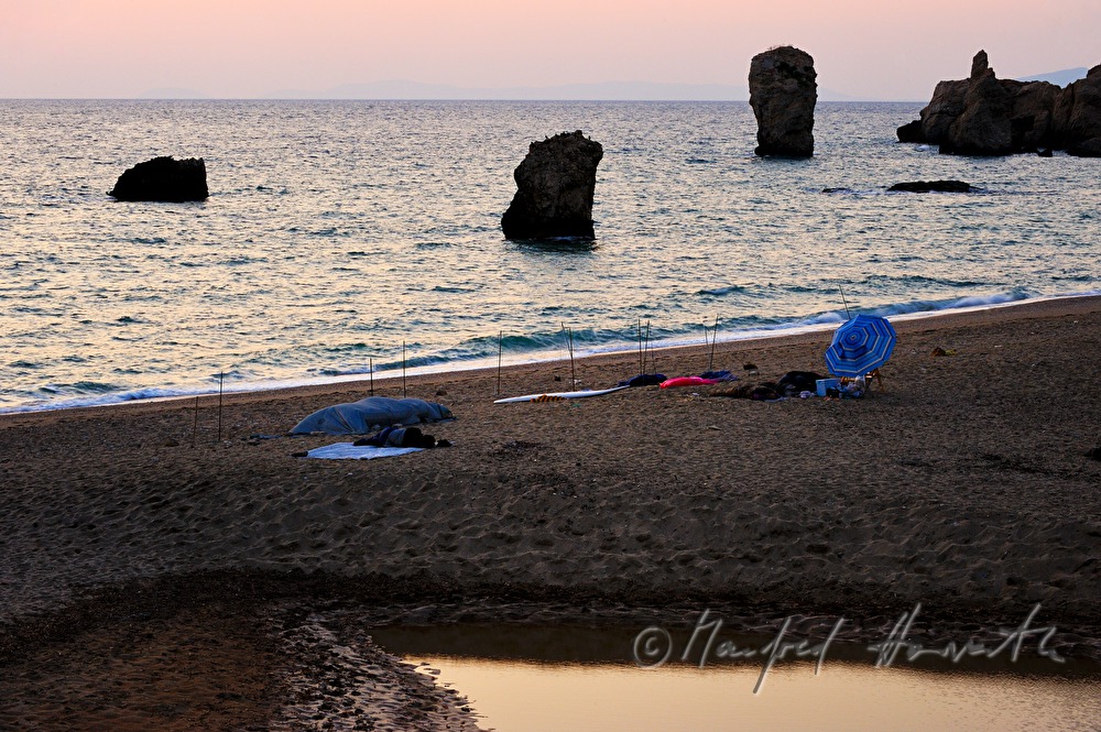 tents near the beach