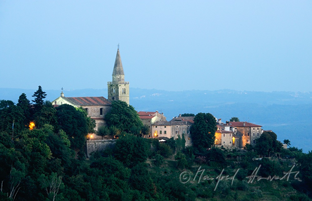 view from the cemetery