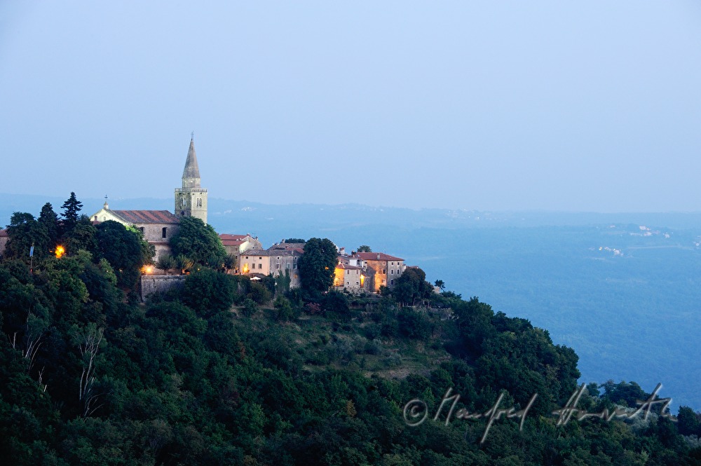 view from the cemetery