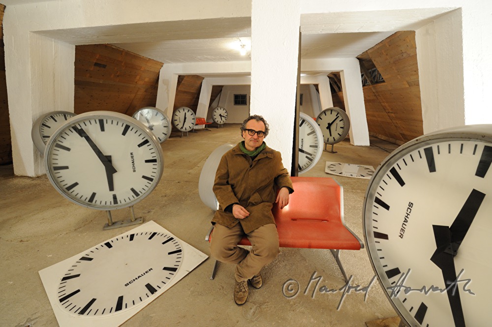 Joachim Eckl in his studio