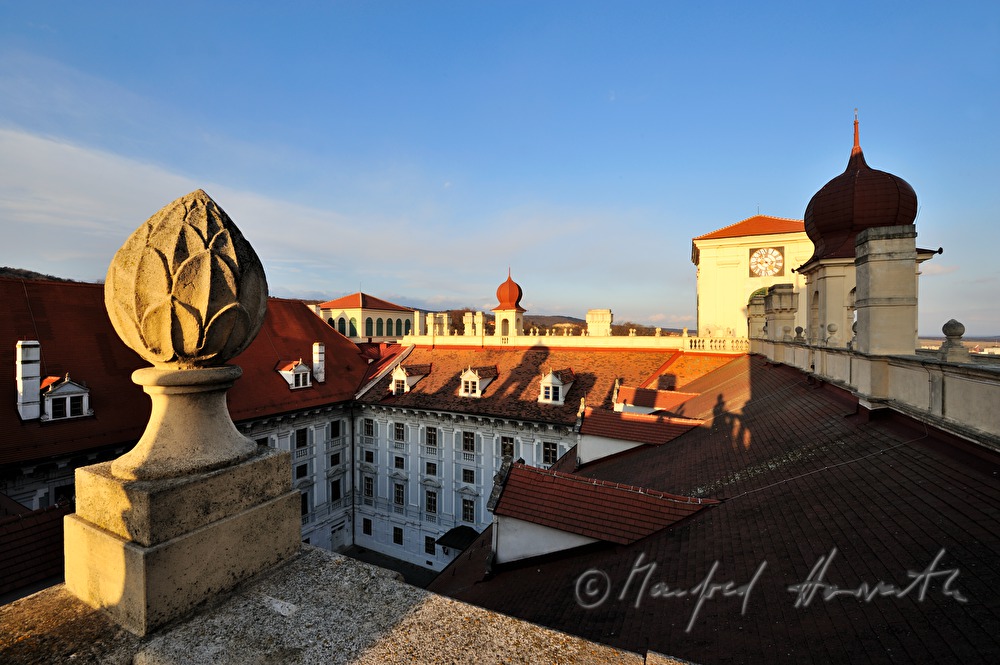 roof and inner courtyard