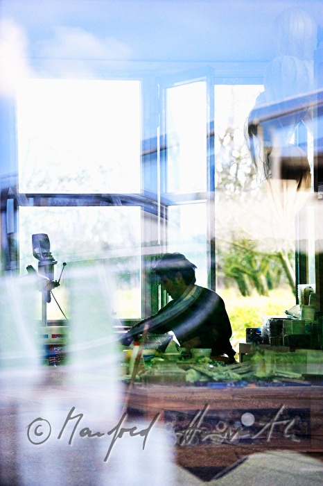 view into the studio of  Katsuhito Nishikawa