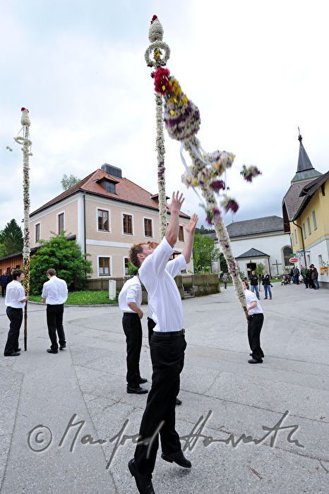 Corpus Christi procession with floral decoration