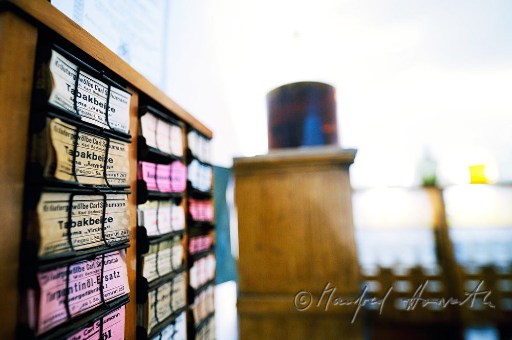 display of a historic medical dispensary