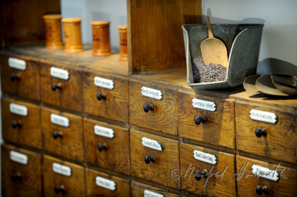 lavender seeds on an ols shelf