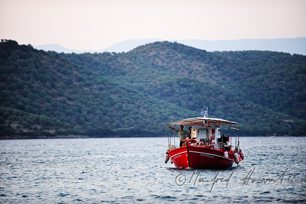 fishing boat near the beach
