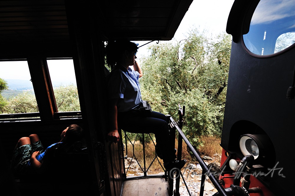ticket collector of the Pilion railway
