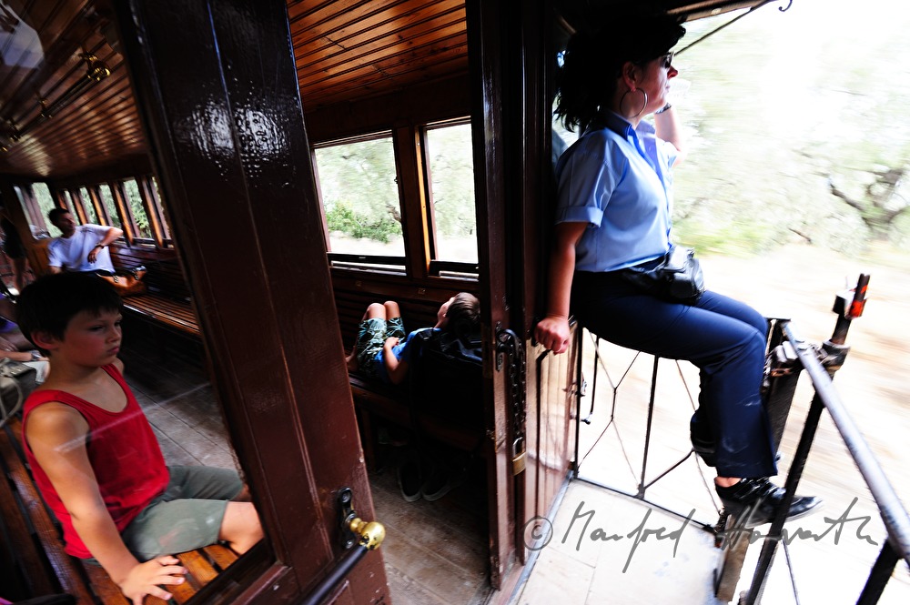 ticket collector of the Pilion railway