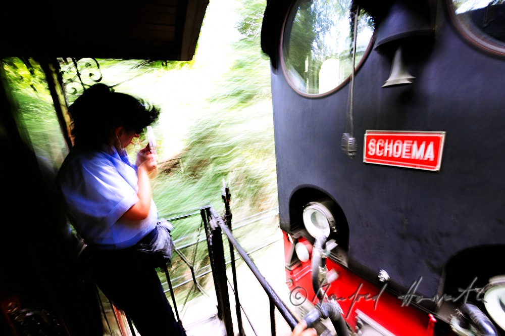 ticket collector of the Pilion railway