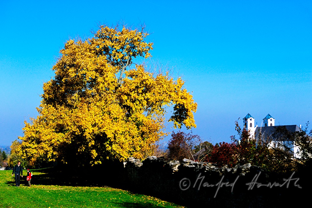 Basilica Maria Loretto and wall of the monastery