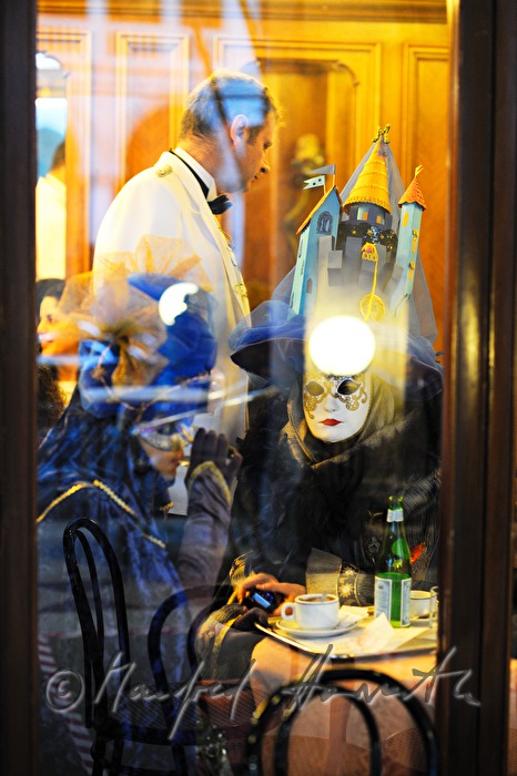 disguised women at the carnival