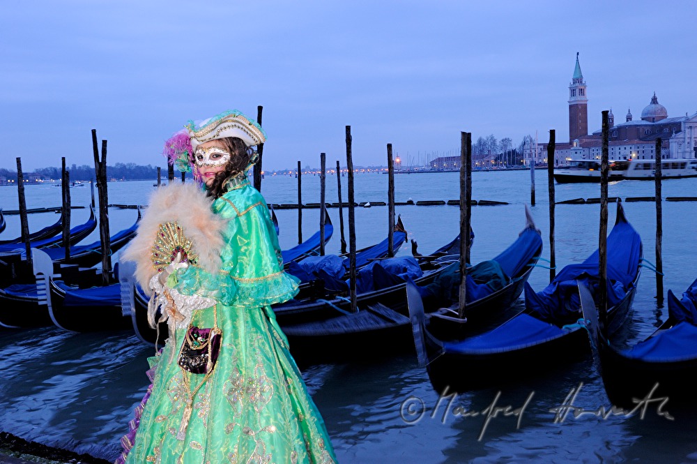disguised woman at the carnival