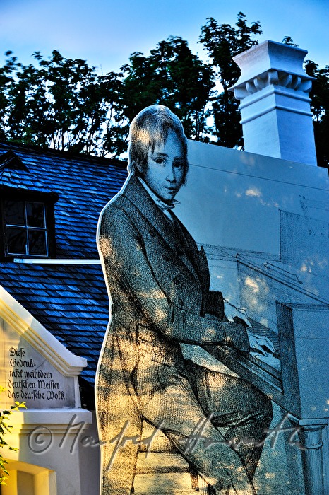 birthplace of Franz Liszt and sculpture of the artist