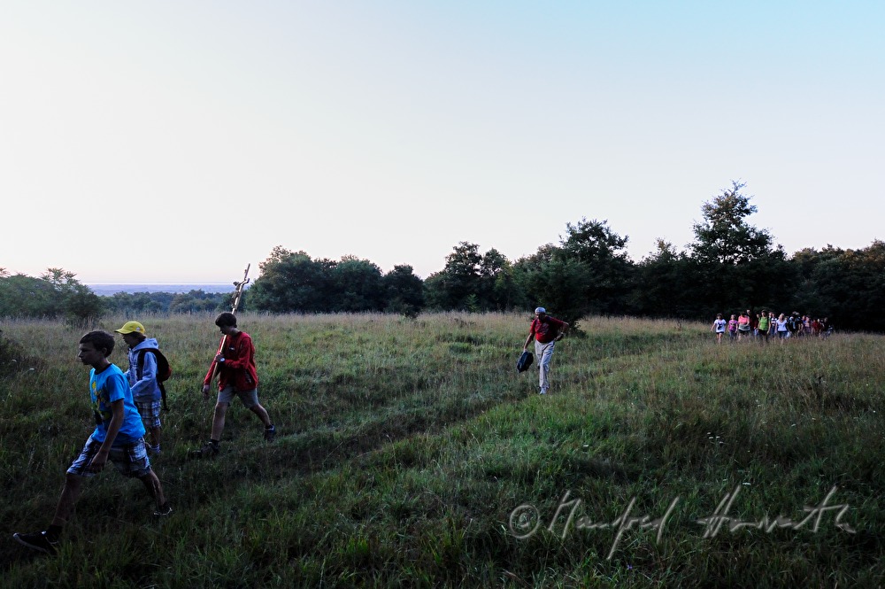 pilgrims on the way to Loretto