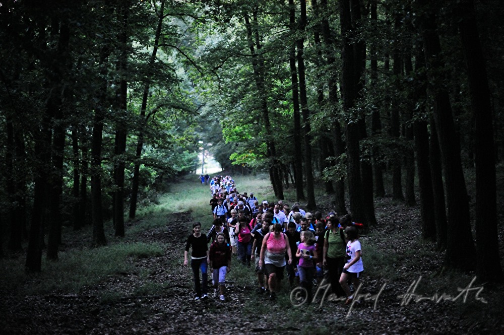 pilgrims on the way to Loretto
