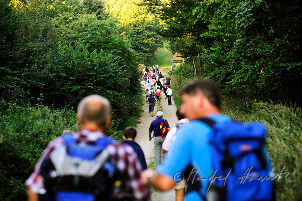 pilgrims on the way to Loretto