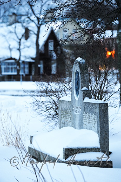 monument: park bench of the former spa guest Tschaikovwski