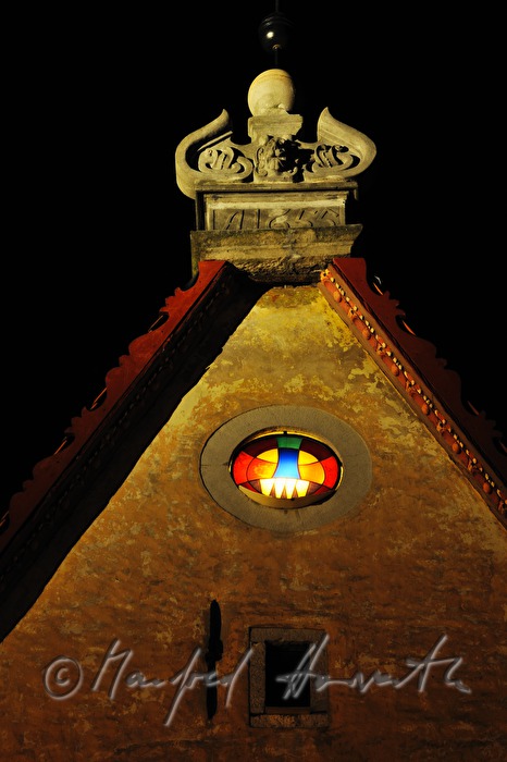 detail of the fassade of Tallinna Linnateater
