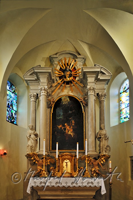 altar in the church