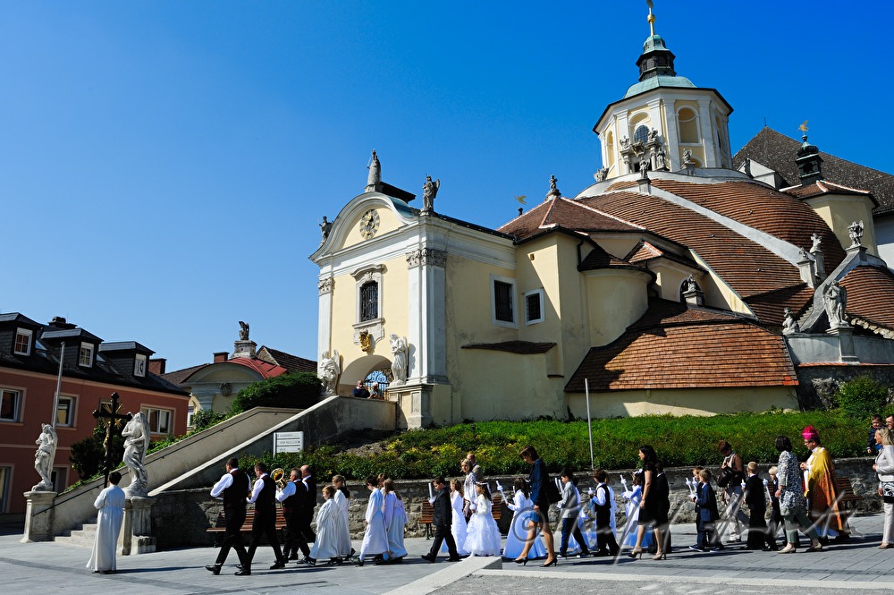 procession around the church on Corpus Christi Day