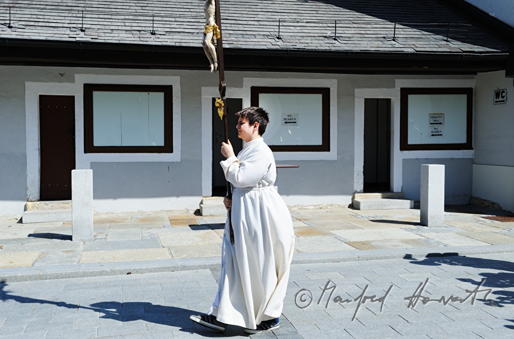 procession around the church on Corpus Christi Day