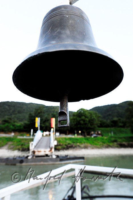 ship's bell at the flying bridge