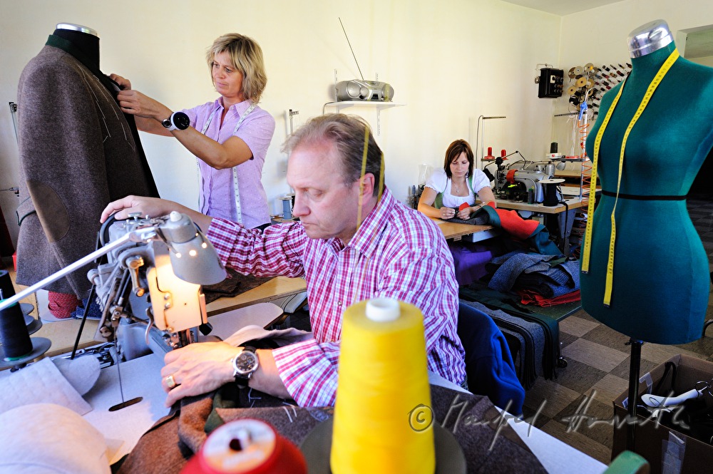 tailor in his workshop at 